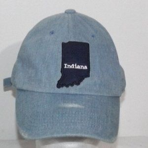 Home Free  " Indiana " Blue Jean distressed Trucker Hat One Size Adjustable #11